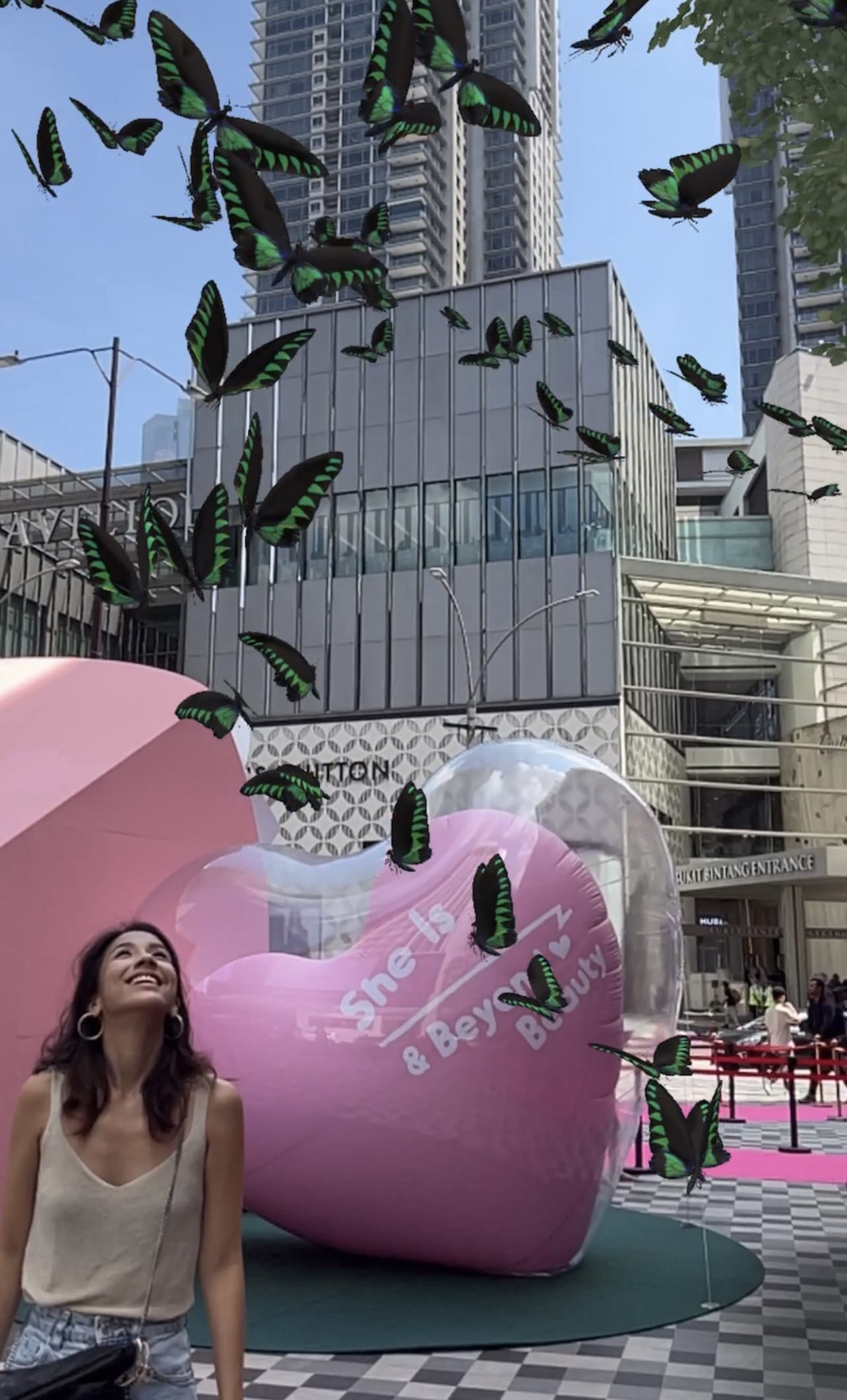 Forest Awakening geolocation AR product in the wild